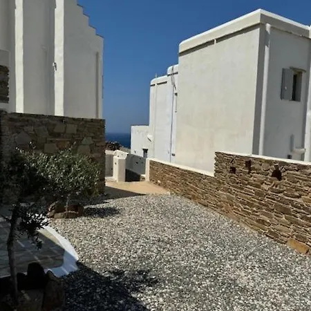 Semesterbostad Aegean Living Stone House Agios Romanos