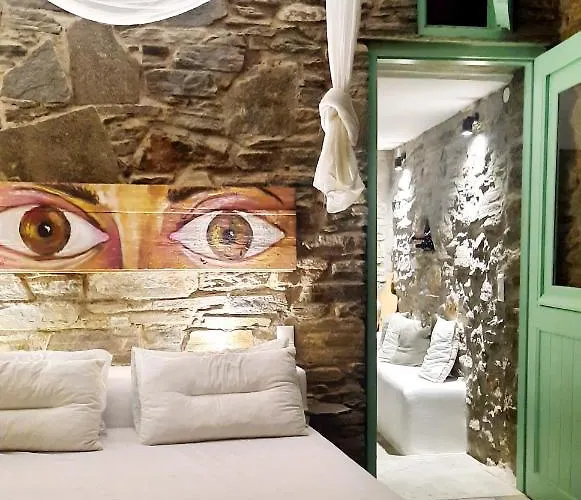 度假居 Aegean Living Stone House Agios Romanos